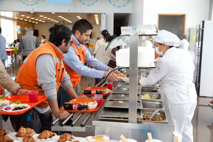 Newrest airline catering production line